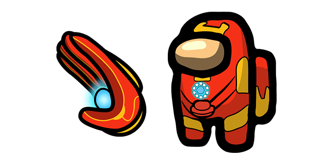 Among Us Iron Man Skin Cursor