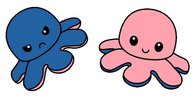 Reversible Octopus Animated Cursor