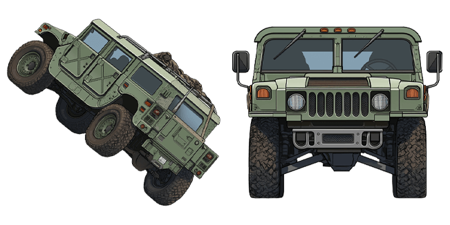 Brutal Hummer H1 Cursor