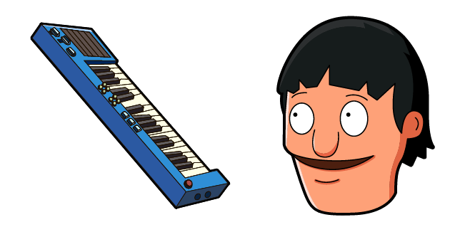 Bob's Burgers Gene Belcher & Casio SK-5 Keyboard Cursor
