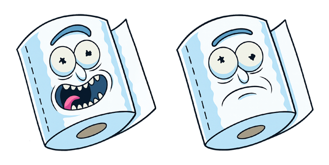 Rick and Morty Toilet Rick Cursor