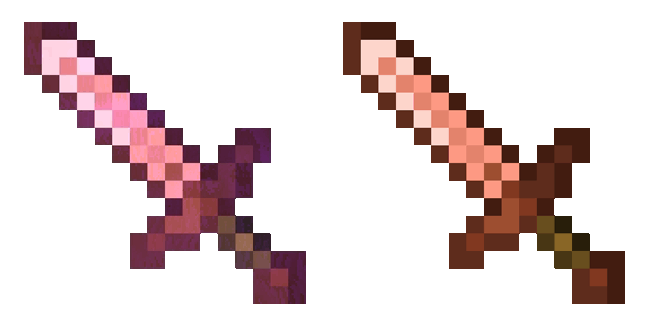 Minecraft Enchanted Copper Sword Animated Cursor