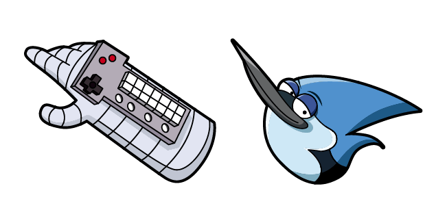 Regular Show Mordecai & Maximum Glove Cursor