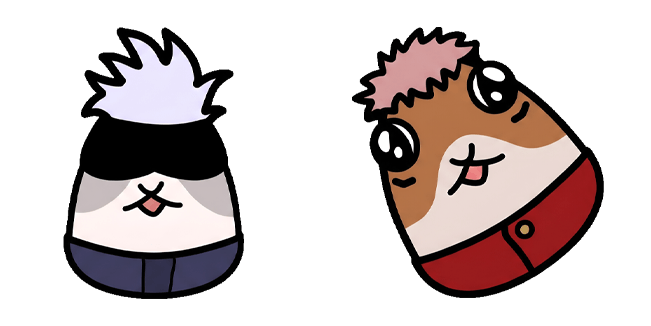 Gojo Satoru & Yuji Itadori Cute Hamsters Cursor