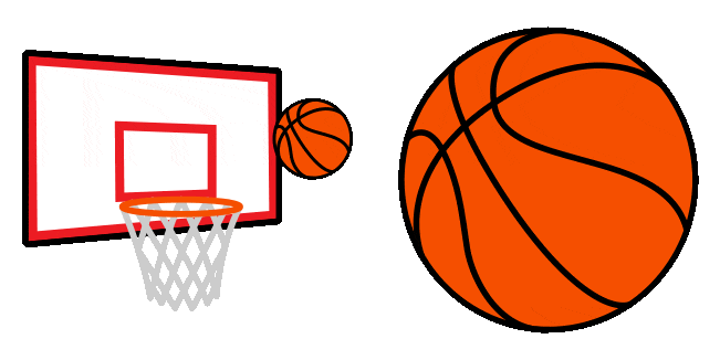 Basketball Hoop & Ball Animated Cursor