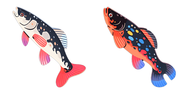 Polar & Scarlet Koi Cursor