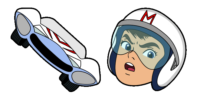 Time Bokan Go Mifune & Mach 5 Car Animated Cursor
