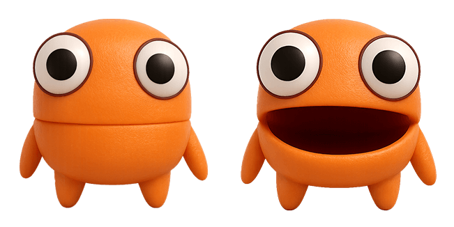 R.E.P.O. Orange 3D Style Cursor