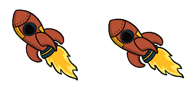 Red Rocket Animated Cursor