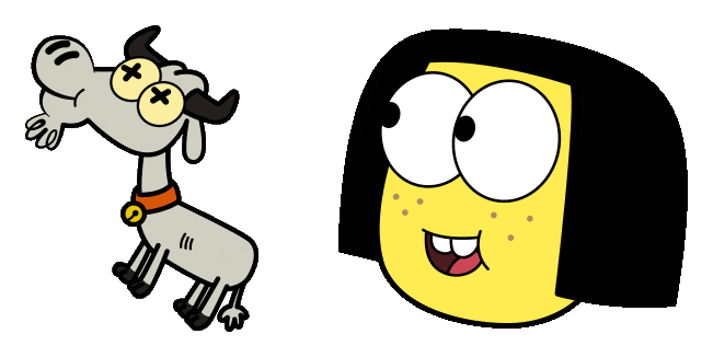 Big City Greens Tilly Green & Melissa Animated Cursor