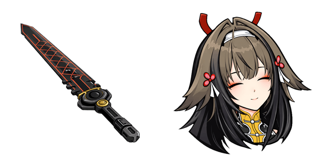 Zenless Zone Zero Ye Shunguang & Sword Cursor