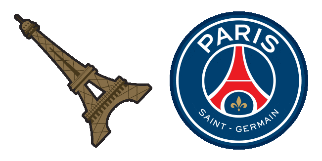Paris Saint-Germain & Eiffel Tower Animated Cursor