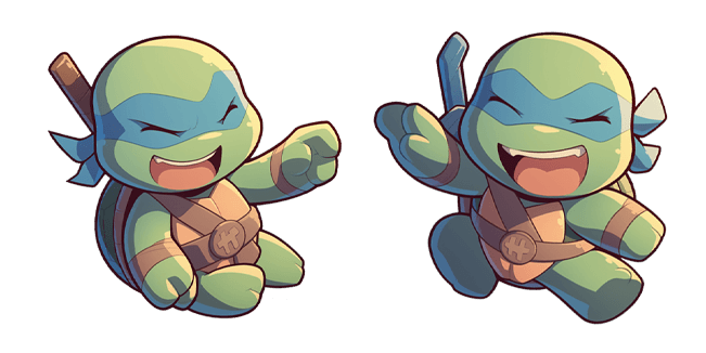 TMNT Chibi Leonardo Cursor