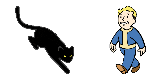 Fallout Vault Boy Luck Animated Cursor