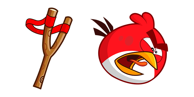 Angry Birds Red & Slingshot Cursor