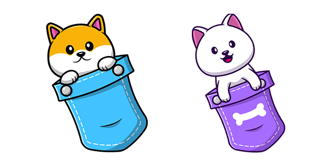 Shiba-Inu & Spitz in Pocket Cursor