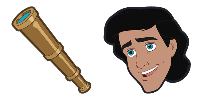 The Little Mermaid Prince Eric & Spyglass Cursor