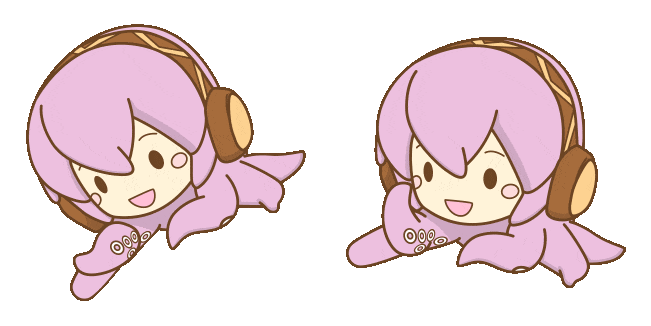 Fanloid Tako Luka Animated Cursor