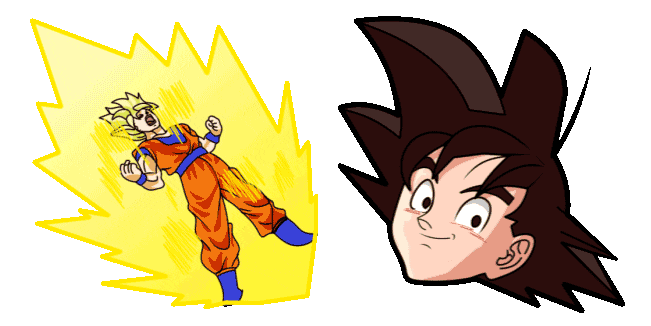 Dragon Ball Goku Power Up Animated Cursor