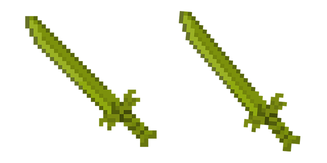 Adventure Time Grass Sword Pixel Cursor