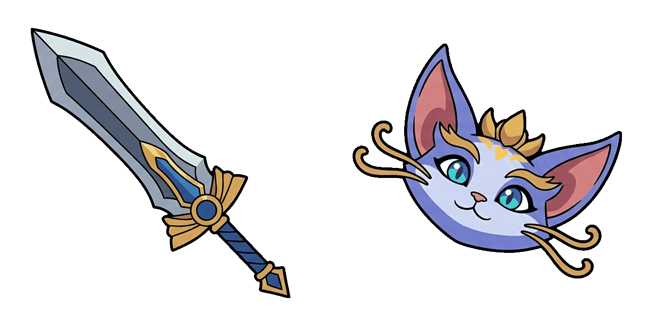 League of Legends Yuumi & Magical Sword Cursor