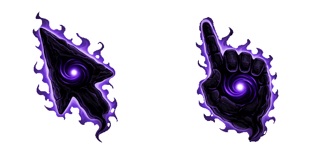 Dark Void Flame Animated Cursor