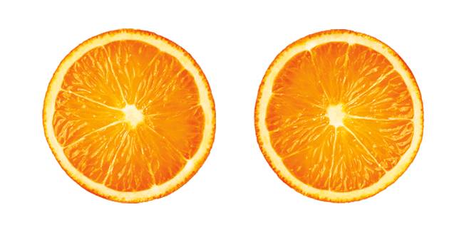 Spinning Piece of Juicy Orange Animated Cursor
