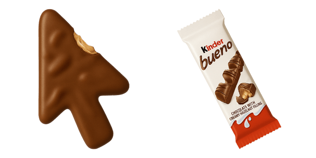 Kinder Bueno 3D Cursor