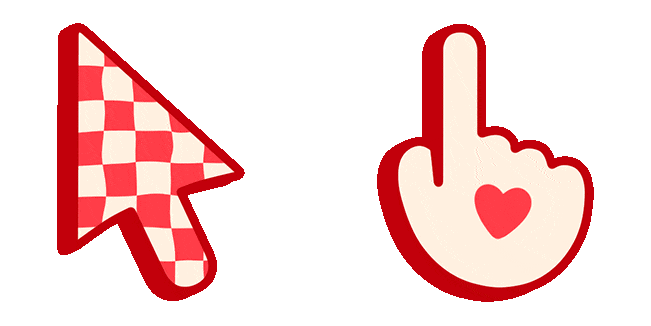 Heartpop Texture Animated Cursor