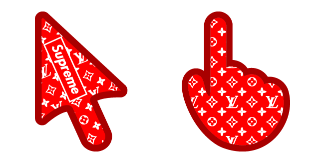 Supreme x Louis Vuitton Pattern Cursor