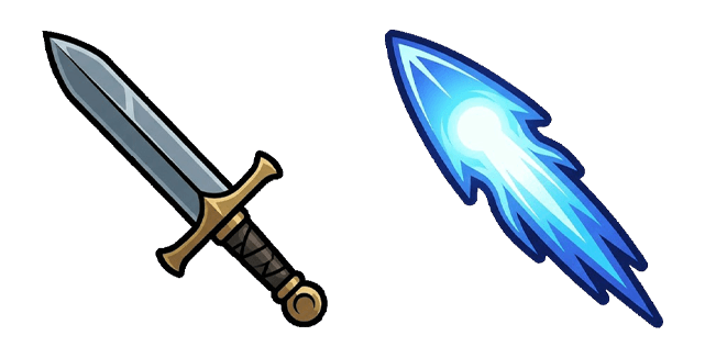 Adventure Sword & Ice Comet Cursor