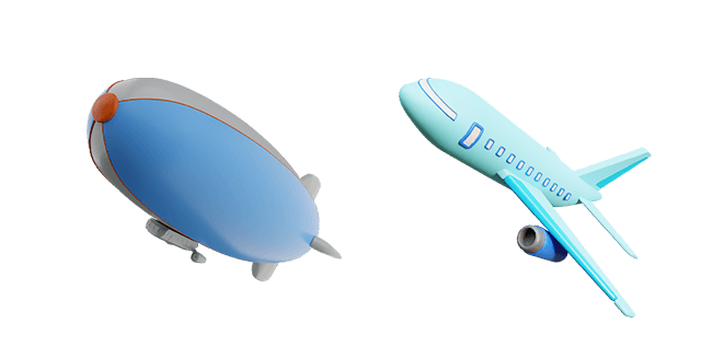 Dirigible & Plane 3D Cursor