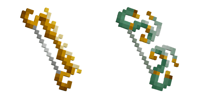 Minecraft Dungeons Burst Gale Bow & Echo of the Valley Cursor