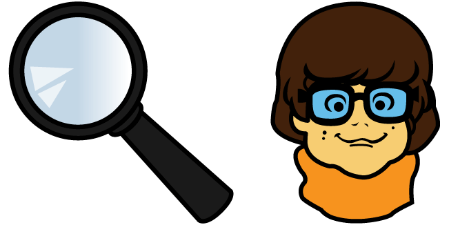 Scooby Doo Velma Dinkley & Magnifying Glass Cursor