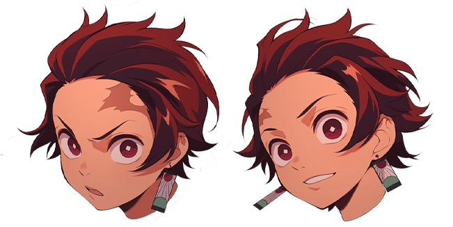 Demon Slayer Tanjiro Kamado Face Cursor