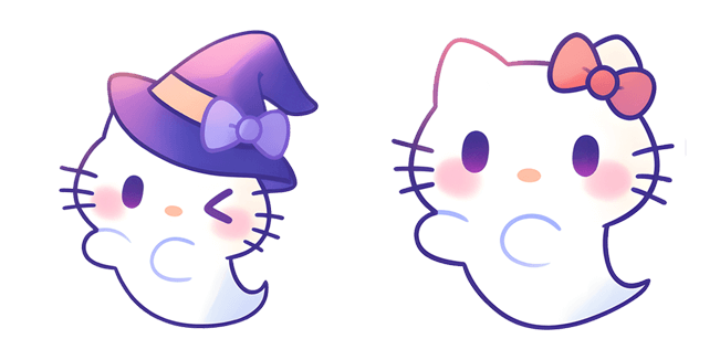 Halloween Hello Kitty Ghost Cursor