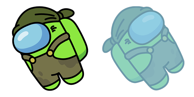 Among Us Series Lime & Ghost Form Cursor