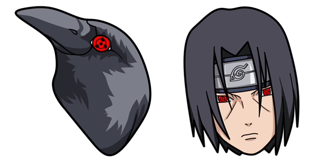 Naruto Itachi Uchiha & Crow Cursor