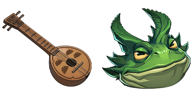 Dota 2 Largo Frog & Bard Lute Cursor