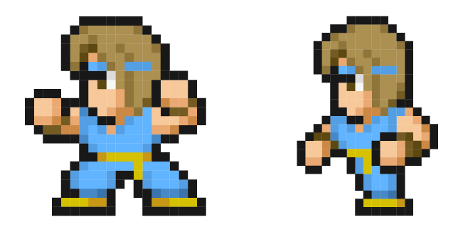 Final Fantasy Pixel Remaster Monk Cursor