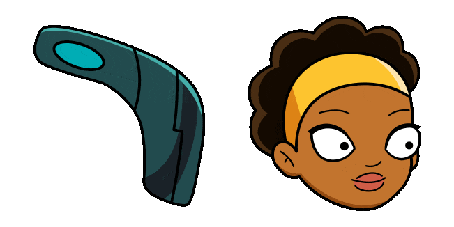 Final Space Quinn Ergon & Implant Animated Cursor