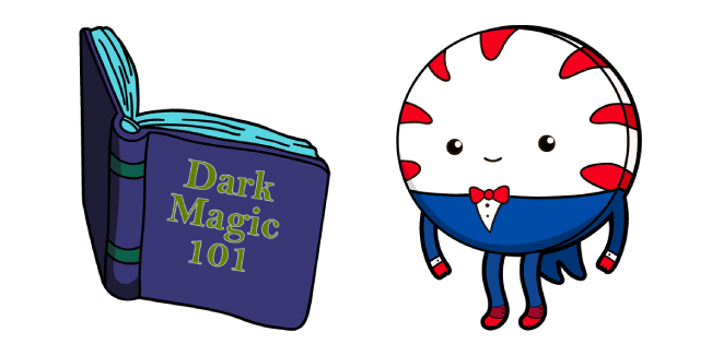 Adventure Time Mint Butler & Dark Magic Book Cursor