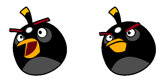 Angry Birds Bomb Animated Cursor