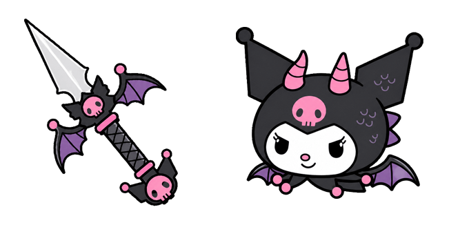 Dragon Kuromi & Skull Dagger Cursor