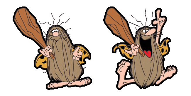 Flintstones Captain Caveman Animated Cursor