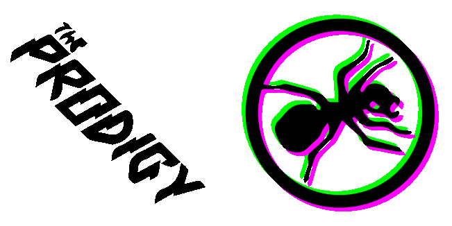 The Prodigy Electronic Music Ant Logo Animated Cursor