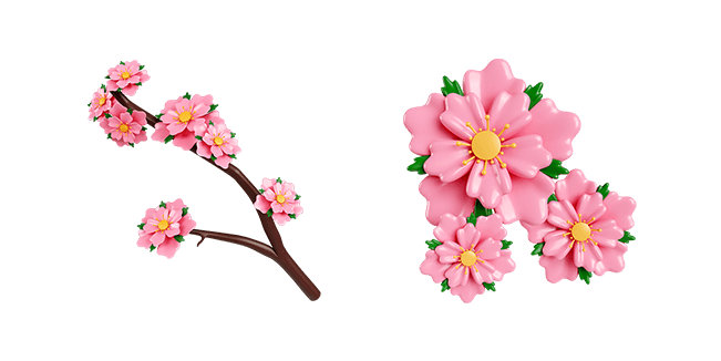 Sakura Flowers 3D Cursor