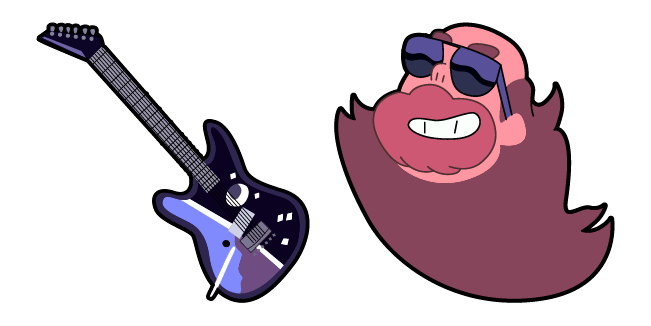 Steven Universe Greg Universe & Guitar Cursor