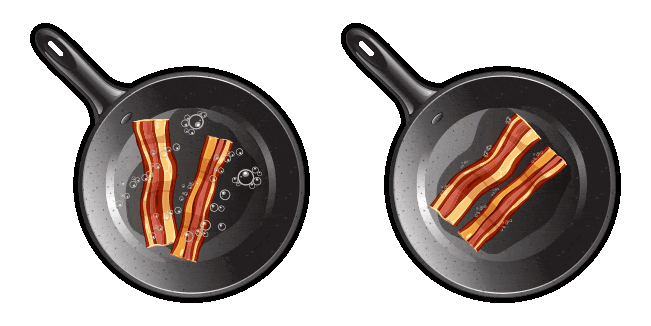 Fried Bacon Animated Cursor