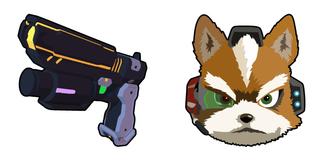 Star Fox McCloud & Blaster Cursor